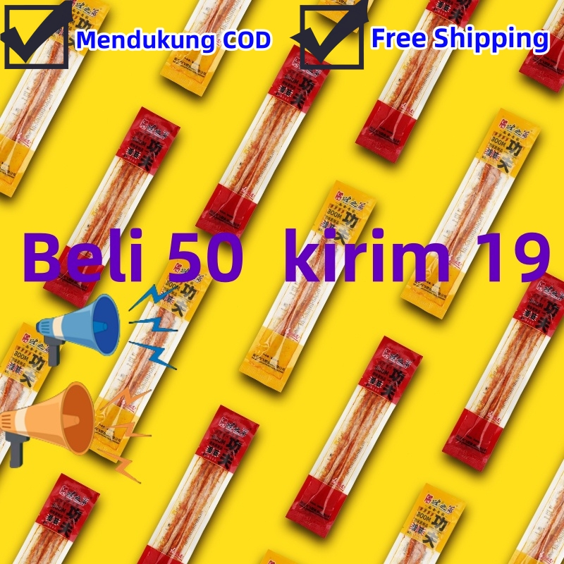 

[Grosir] [WEIZHILEI] Terlaris Murah Impor Halal Kung Fu Gluten Popularitas Long Latiao Beli 50 kirim 68