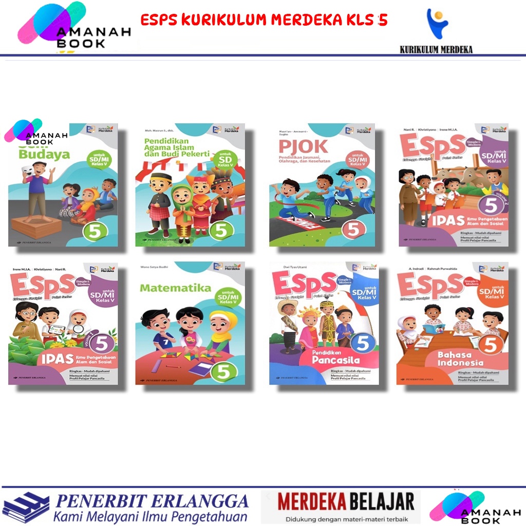 ESPS KURIKULUM MERDEKA ERLANGGA KELAS 5 SD