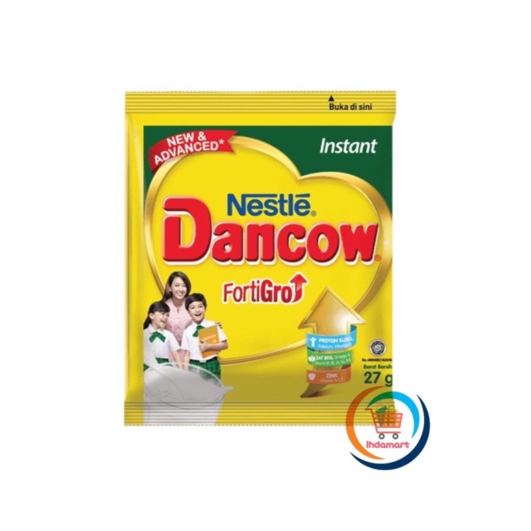 

Terlaris Dancow Susu Bubuk Sachet 27 gr 1 Renceng Isi 1 pcs