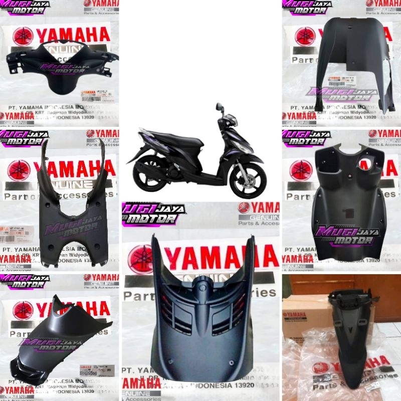 FULL SET BODY KASAR MIO J HITAM ORIGINAL YAMAHA