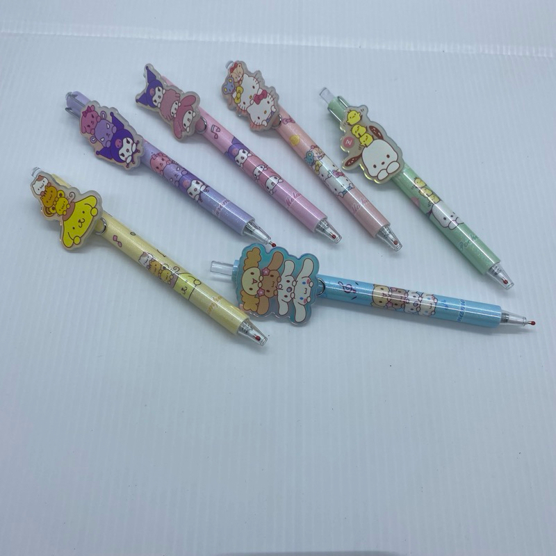 

Pulpen Tinta Hitam 0,5mm / Pulpen Tinta Sanrio / Pena Anak Sekolah Kuliah Kerja / Pulpen Karakter Lucu Kuromi Melody Pompurin / Pulpen Murah / Bolpen Tinta / Alat tulis Stationary / Pulpen Gliter Sanrio 3D