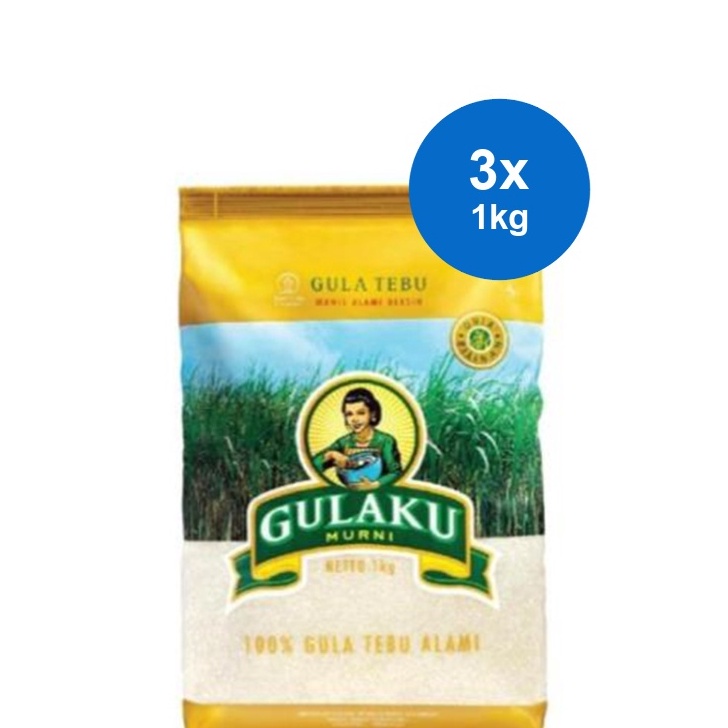 

Terlaris Gulaku Gula Tebu Alami 3 x 1 kg