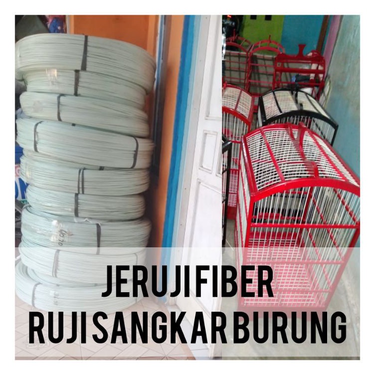 Spesial Price  Jeruji Fiber 2mm Putih susu Rol 5 Gram bukan Ruji bambu atau rotan untuk kandang buru