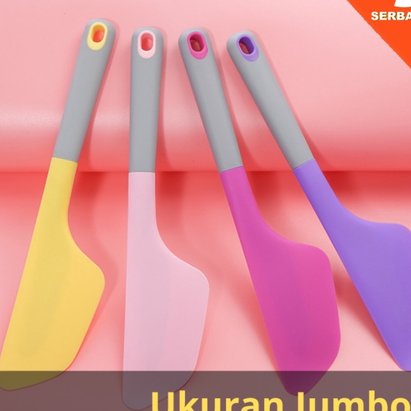 KF7 Spatula Jumbo  Spatula Silikon Jumbo  Spatula Silikon Ukuran Besar  Spatula Silicone Jumbo  Peng