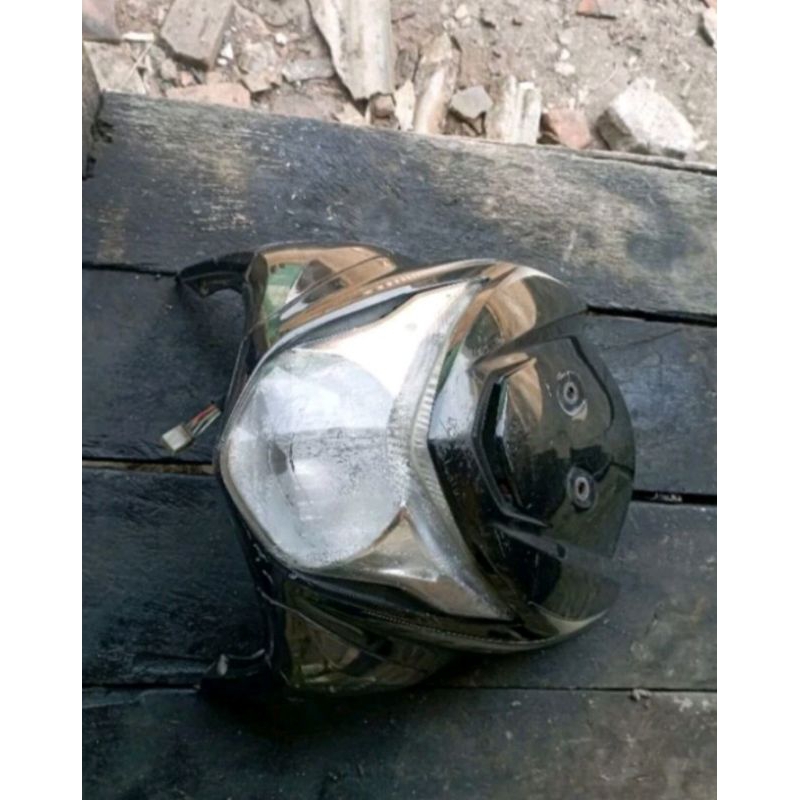 Tameng+Lampu Depan Beat Pop Original Copotan