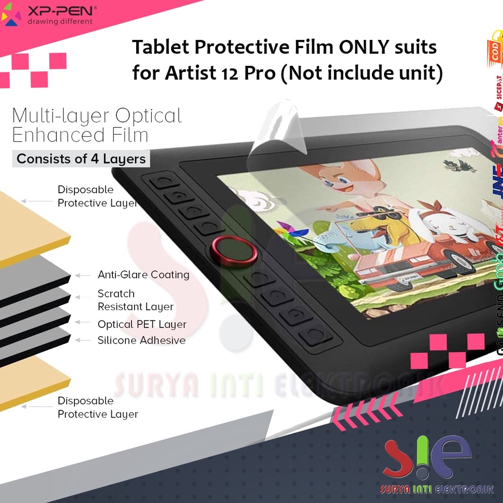 Best Seller XPPEN Screen Protector Original Protective Film only for The XPPEN Artist 12 12 PRO