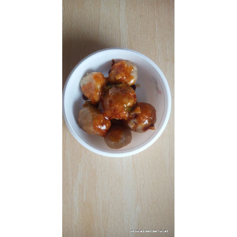 

Pentol Daging isi Cumi Cumi