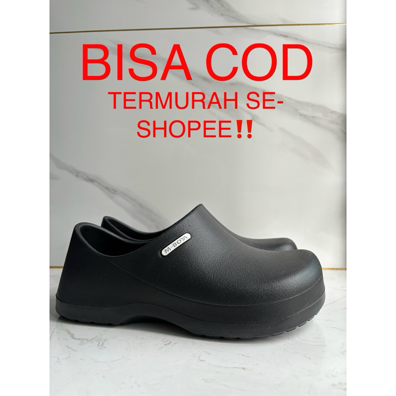TERLARIS MBoya chef shoes ORIGINAL 100%~Anti-Slip dan Oil resistant~ Sepatu Kitchen safety Design