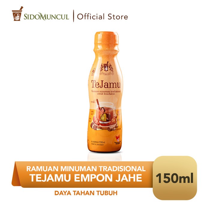 

SIDOMUNCUL TeJamu Ramuan Minuman Tradisional Empon Jahe Botol 150ml