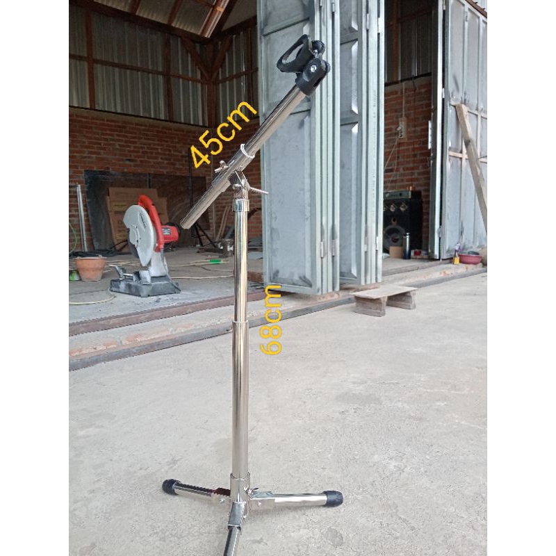 stand mic ful stainless . .