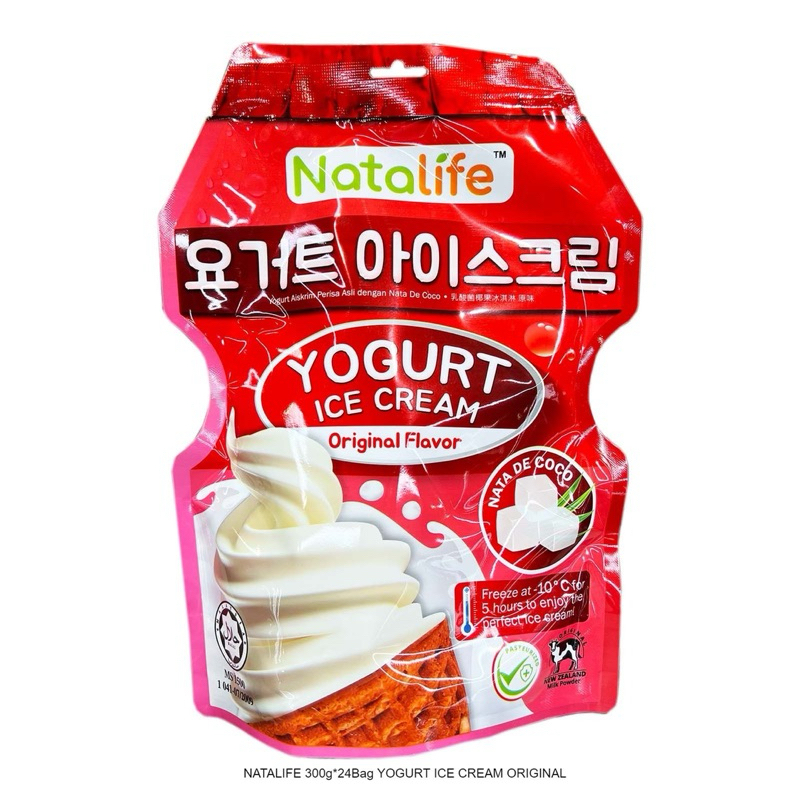 

Natalife Yogurt Ice Cream 300ML (60MLX5PCS)