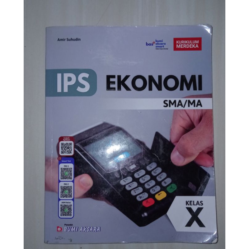 Buku Cetak EKONOMI kelas 10 SMA Kurikulum Merdeka Bumi Aksara