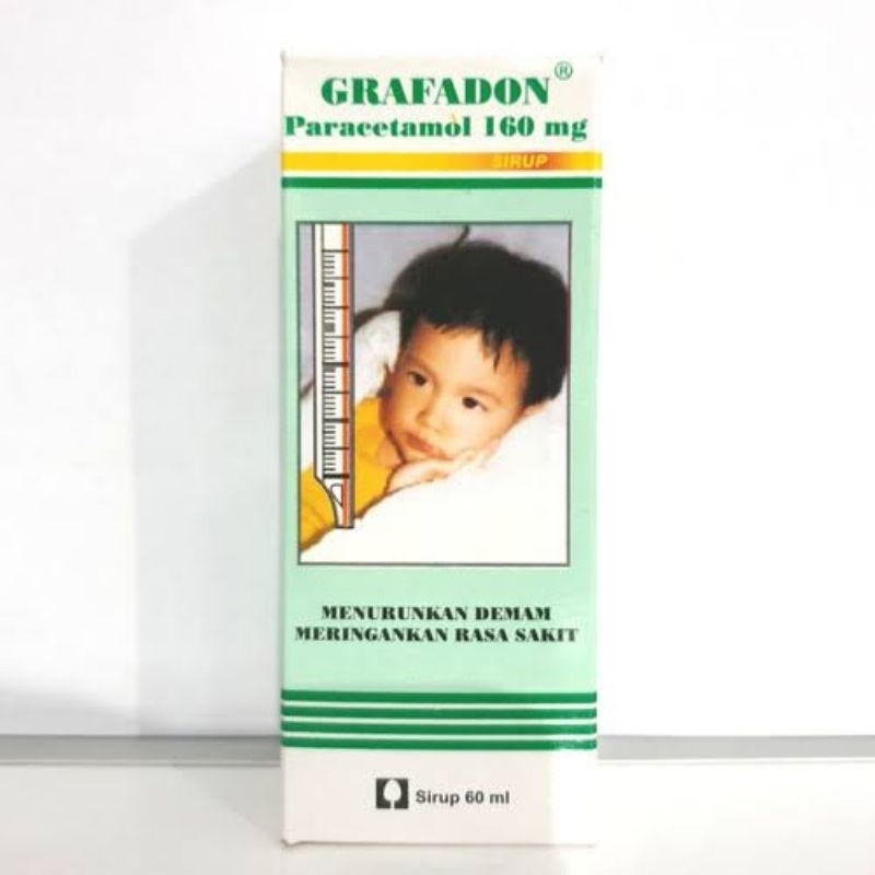 Grafadon 60 Ml sirup Ghf / Obat Demam / Obat Sakit Kepala