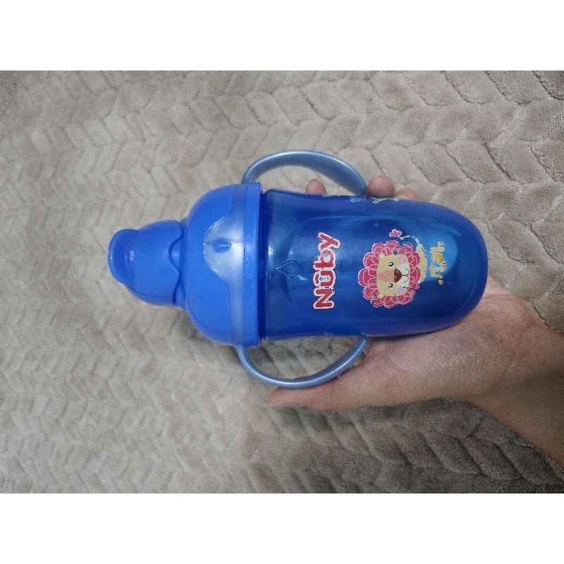 (PRELOVED) Botol minum nuby Lion Blue