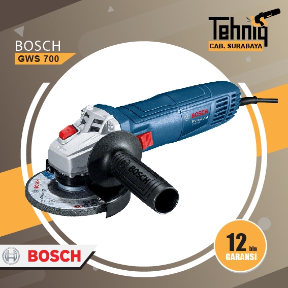 Mesin Gerinda Listrik 4" Bosch GWS 700 / Gerinda tangan