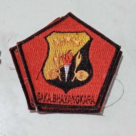 badge saka bhayangkara / tkk krida bordir bijian