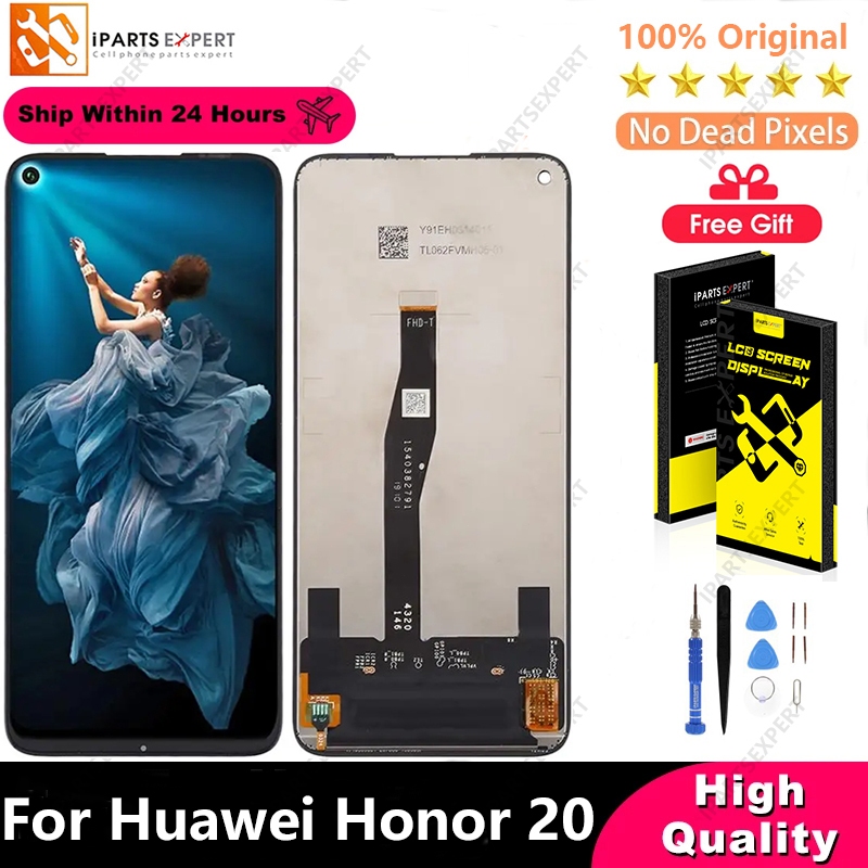 IPARTSEXPERT Original LCD For Huawei Honor 20 Suku Cadang Pengganti Digitizer Layar Sentuh LCD Tampi