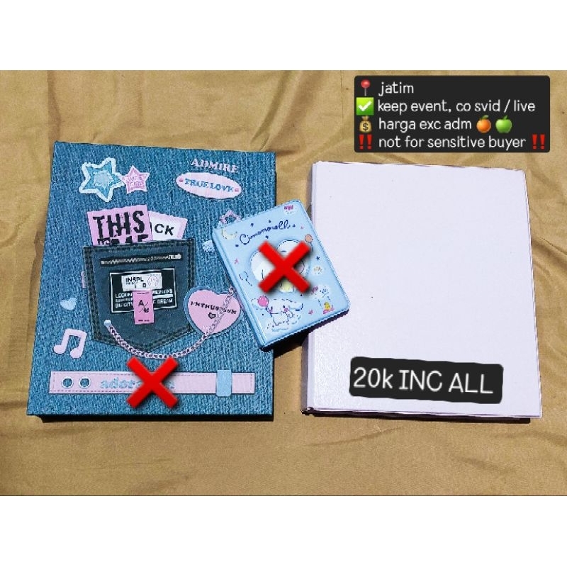 PRELOVED BINDER PHOTOCARD A5 4P, KOLBUK COLLECTBOOK SANRIO 1P