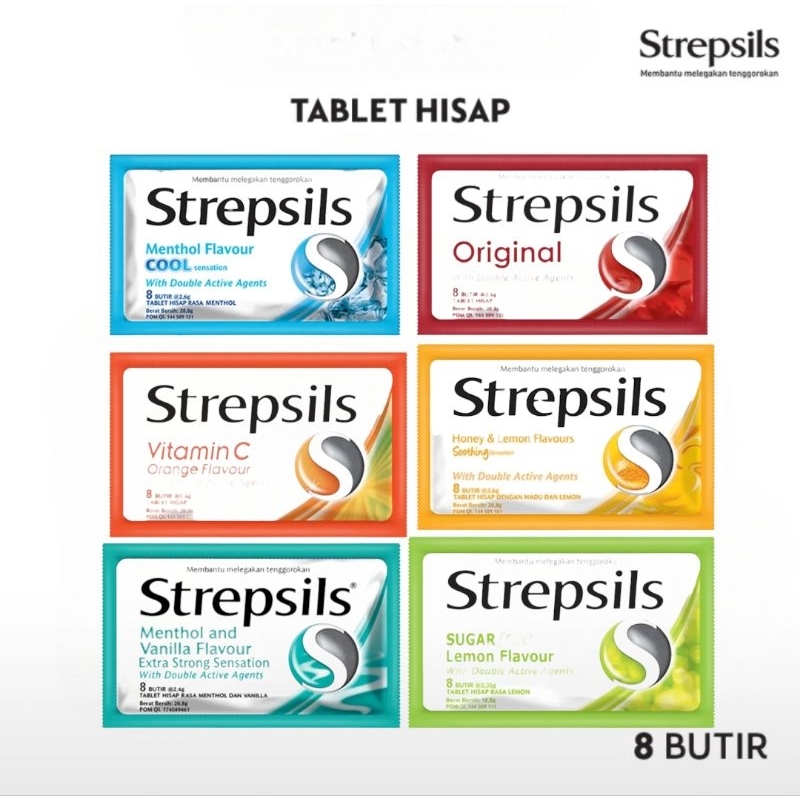 

Strepsils Pelega Tenggorokan Isi 8 Butir