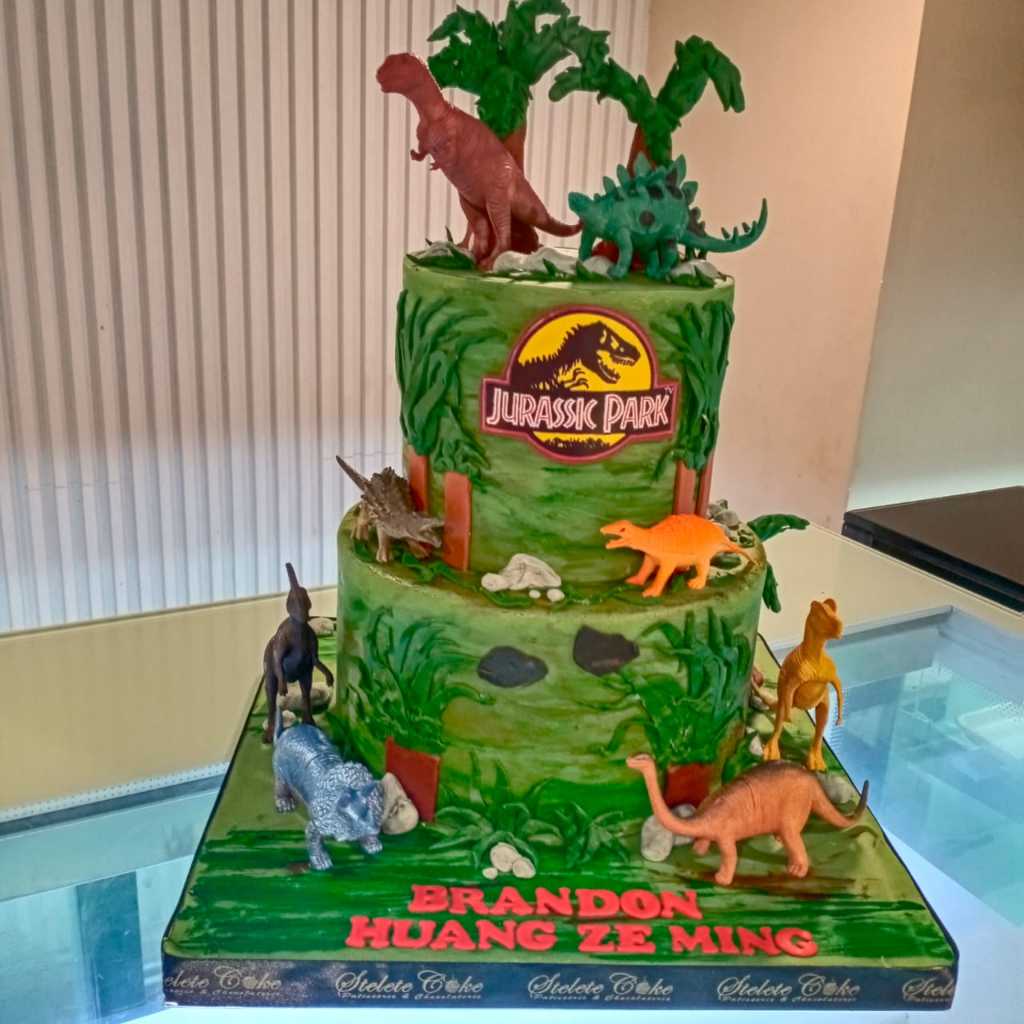 

Kue Ulang Tahun/Birthday Cake/Kue Ultah Costum/Kue Tema Jurassic Park