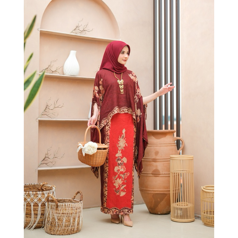 DAHLIA SET/BAJU KONDANGAN WANITA KEKINIAN/SET VISCOSE/SET ROK BATIK/SET WANITA/BAJU GIES BUTIK