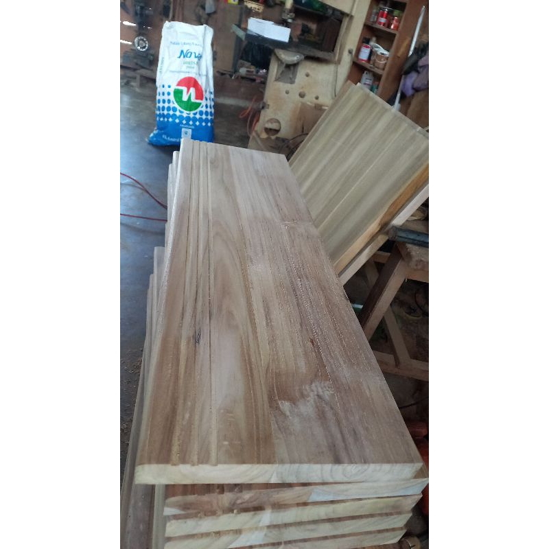 

papan jati asli 80x30x2