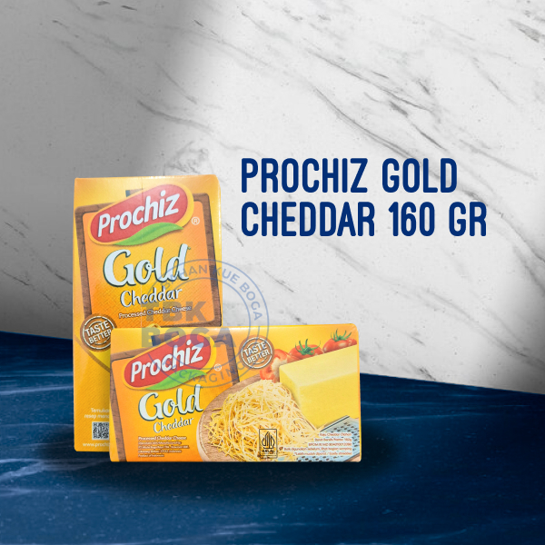 

Keju Prochiz Gold ( 160 gr ) Cheddar Emas Parut Cheese