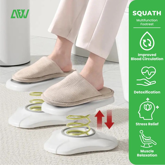 All For Work Footrest Pegas Multifungsi SQUATH Ergonomis