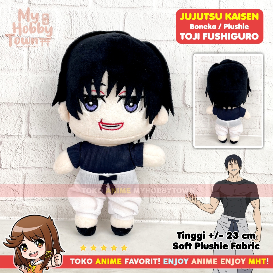 Boneka Anime Jujutsu Kaisen : Toji Fushiguro Plushie Doll