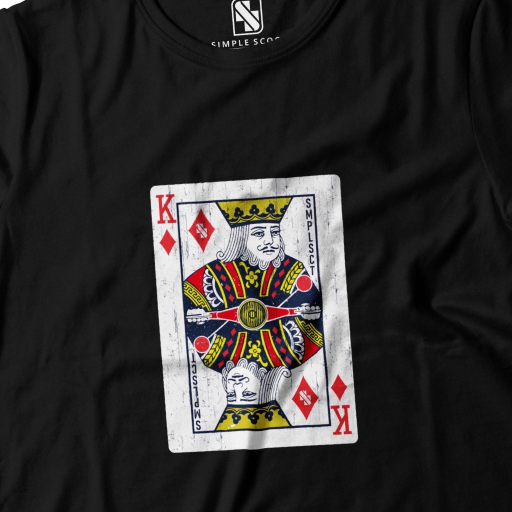 Kaos Scooter / Kaos King on Scoot / Kaos Kartu Remi / Kaos King