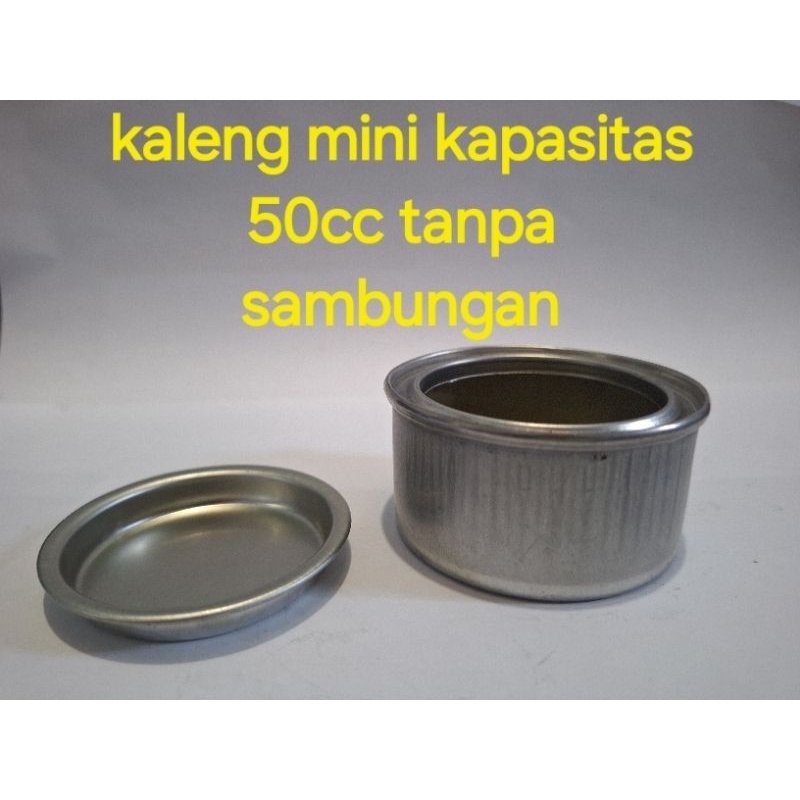 Kaleng Kecil / Kaleng Mini Kapasitas 50cc 50ml / Kaleng Cat Minyak / pot kaleng /pot kream