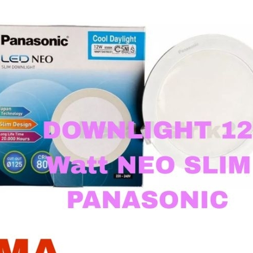 Panasonic Downlight Neo Slim 12 watt cool white
