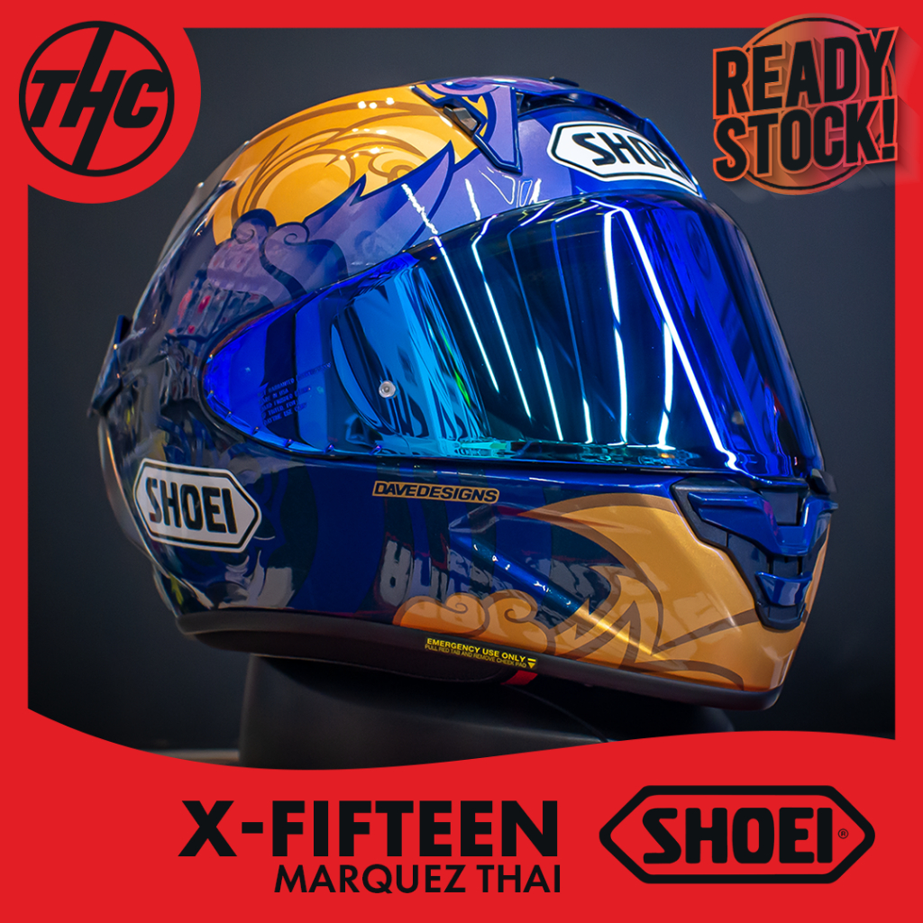 SHOEI X-15 MARQUEZ THAILAND FULL FACE HELM MARQ THAI ORIGINAL