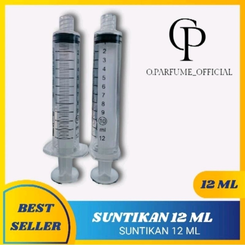 Injek Suntikan Parfum 12 ml / Injek Suntikan Tinta 12 cc / Suntikan Pengisian Bibit Parfum / parfum
