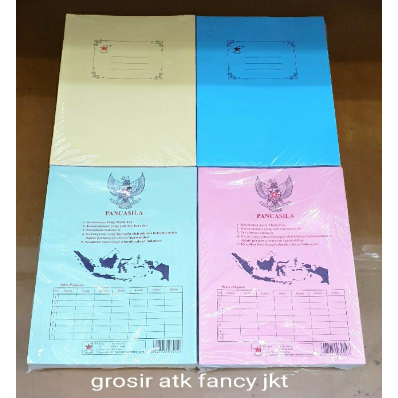 

( 10 Buku ) Buku Tulis Kotak Sedang Besar Mandarin TK Bintang Obor 38 lembar