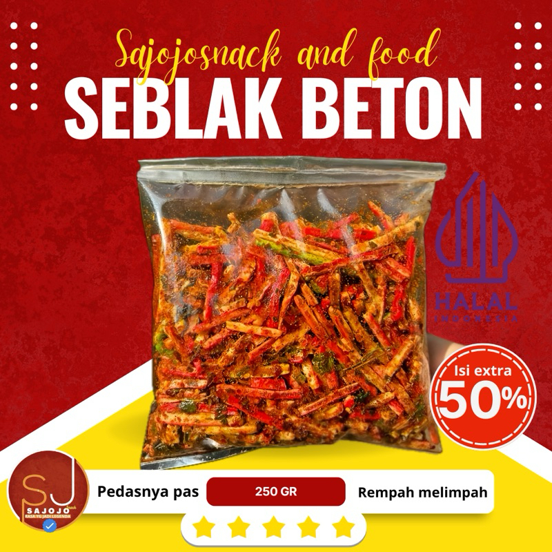 seblak As beton extra pedas daun jeruk