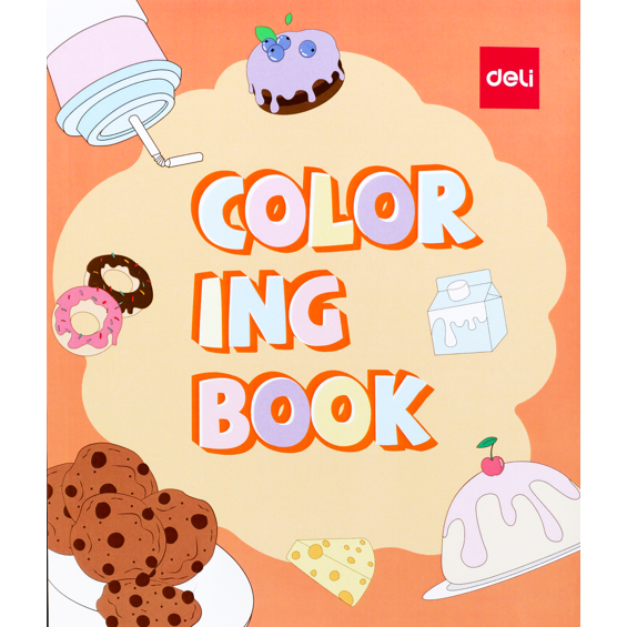 

Deli Children Coloring Book / Buku Mewarnai Anak 12 Lembar Kertas 120G Berbagai Tema EN046