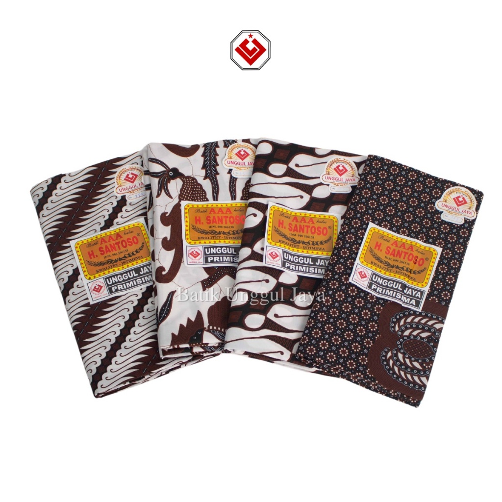 UNGGUL JAYA Kain Jarik Batik H. Santoso AAA Primissima Produksi PT. Unggul Jaya Sejahtera Kembang Pa