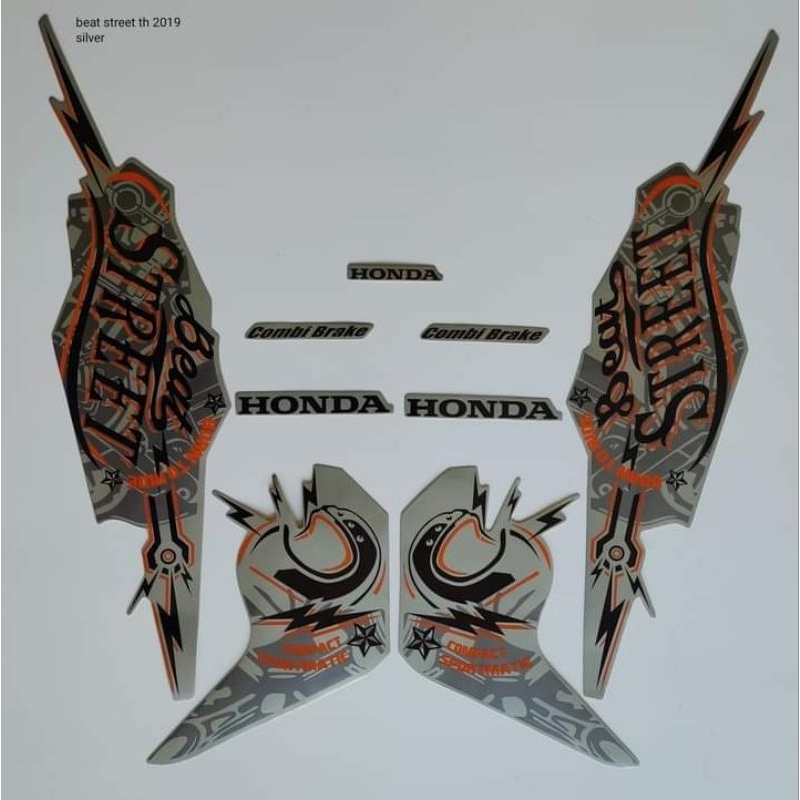 STRIPING STICKER LIS DECAL STANDAR ORI BEAT STREET 2019