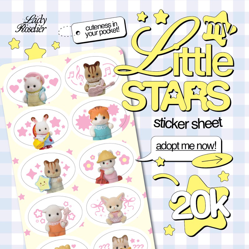 

My Little Stars Sticker Sheet by Lady Roselier ⭐️