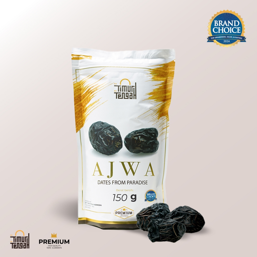 

Timur Tengah Kurma Ajwa Premium 150 gr High Quality