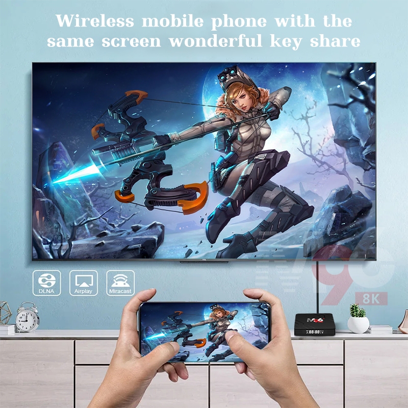 big promo tripsky android tv box m96+ android 13.0 ram4g rom32g 4k tv box voice smart tv box stb