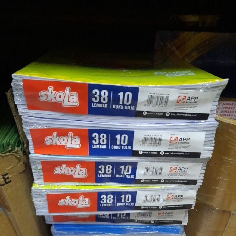

KODE G79Y PAK Buku Tulis 38 Lembar SIDU Skola