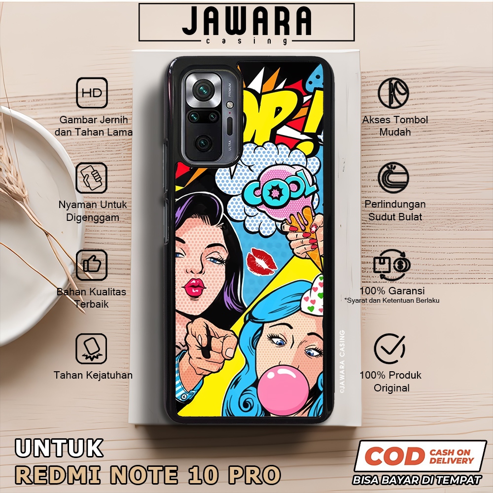 Case Redmi Note 10 Pro Casing Redmi Note 10 Pro [GIRL] Premium Case Glossy Case Hp Xiaomi Jawara Cas
