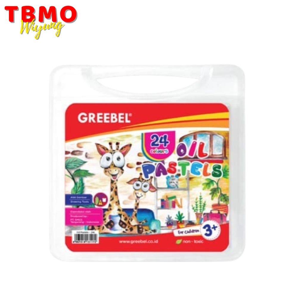 

KODE T3A TBMO Oil Pastel Crayon Greebel 24 Warna