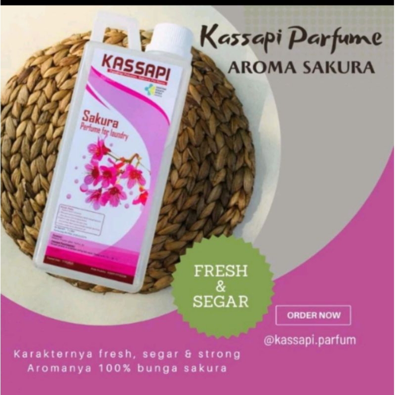 parfume kassapi laundry wangi sakura(akasia)