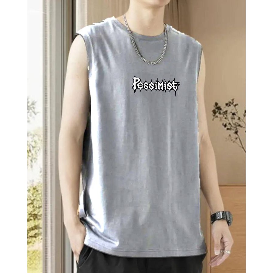 KAOS  PRIA KEREN - SINGLET PRIA DISTRO - SINGLET GYM PRIA - SINGLET SIMPLE PRIA