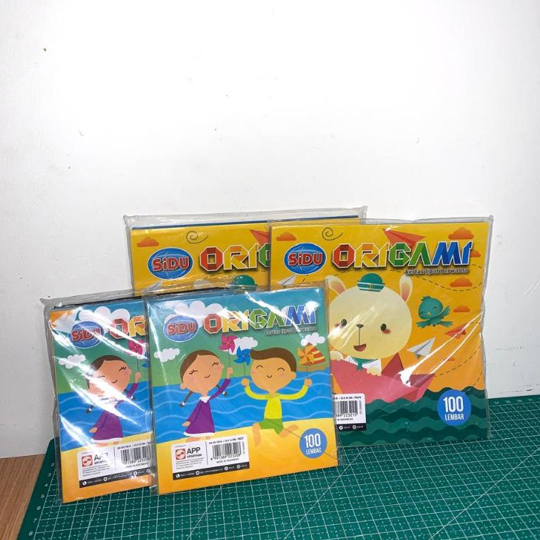 

Kertas ORIGAMI SIDU 100 Lembar TK077-TK076// Kertas ORIGAMI SIDU 12X12 / Kertas ORIGAMI SIDU 16X16