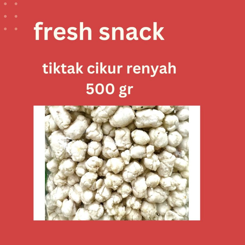 

(500gr) tiktak cikur | cemilan enakk!!