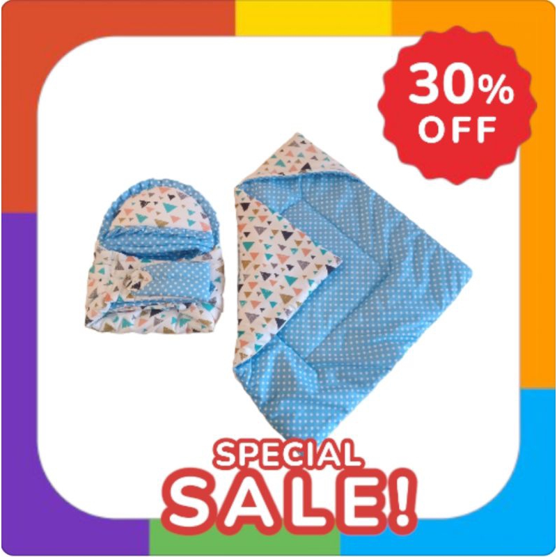 paket hemat gendongan dan selimut bayi